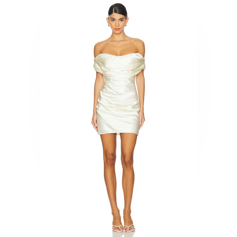 NWT LPA Leia Mini Dress in‎ Ivory Size XS